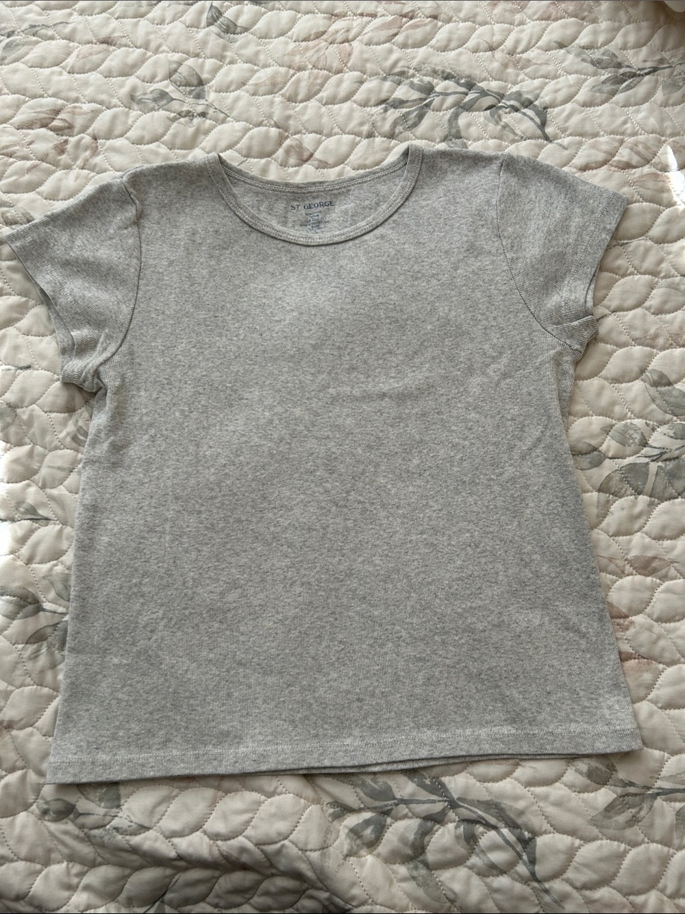Light Grey Short-Sleeve Tee